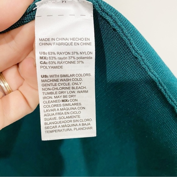 Chico's Green and Blue Knit Cardigan - Picture 12 of 12